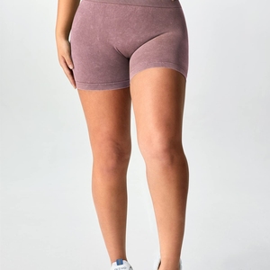 Short taille haute sans couture sur mesure pour femmes vêtements de sport de fitness parfait pour les séances de yoga et d'entraînement de gym shorts - Product Image 4