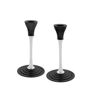 Nouveauté Bougeoirs en aluminium anodisé personnalisés Décoration d'intérieur colorée pour Noël Fêtes juives Cadeau pas cher - Product Image 5