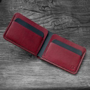 Portefeuille en cuir fait main pour unisexe avec logo personnalisé - Product Image 5