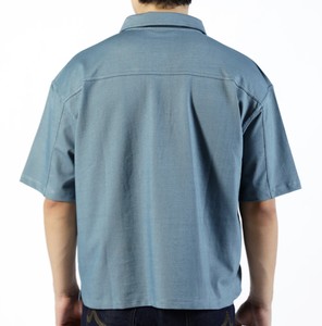 เสื้อโปโลลำลองผู้ชาย, เสื้อยืดแขนสั้นคอตตอนผสมระบายอากาศใส่สบายสไตล์คลาสสิก - Product Image 6