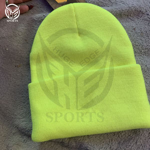 Gorro de punto de poliéster 100% de alta calidad para gorro informal Unisex, gorros cálidos suaves de invierno para Unisex - Product Image 4