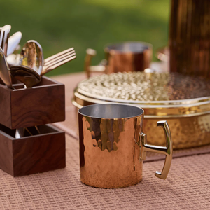 แก้วทองแดง100% เป็นมิตรกับสิ่งแวดล้อมพิมพ์ซับลิเมชันสำหรับใช้ดื่มในบ้านแก้วมักทำจากทองเหลือง - Product Image 6