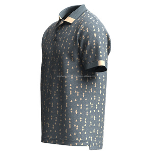 Camiseta Polo de algodón de la mejor calidad para hombre, camiseta Polo de sublimación personalizada, camiseta Polo transpirable de secado rápido - Product Image 3