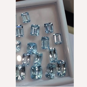 Lote de 20 Piezas de Aguamarina Natural de 8mm a 12mm, Corte Octogonal Facetado, 37.35 Quilates, Iroc Sales, Gemas Sueltas de Alta Calidad, US$299 - Product Image 3