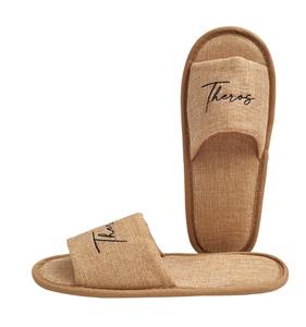 รองเท้าแตะโรงแรมผ้าแคนวาสแบบเรียบง่ายทันสมัยเป็นมิตรกับสิ่งแวดล้อม - Product Image 5