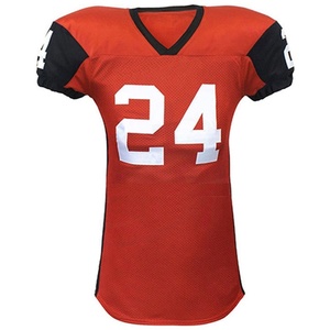 Fútbol de malla americano Personalizado Poliéster Recortado Fútbol retro Fútbol americano Jersey Streetwear - Product Image 2