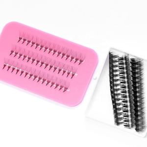 Full Strip False <b>Eyelashes</b> Natural <b>Fluffy</b> 25mm Lashes Handmade Synthetic 12d Vegan Mink promade lashes <b>eyelash</b> extensions stick - Product Image 5