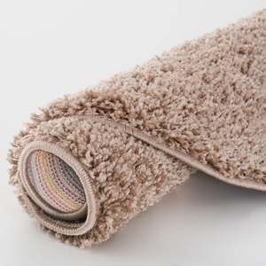 Myshaggy Solid Beige Area <b>Rug</b> Set 60X110 cm - Product Image 1