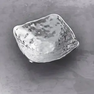 Modern Designer <b>Bowl</b> for Home Decoration Premium Handmade <b>Metal</b> <b>Bowl</b> for Luxury Interior Centerpieces plated safe - Product Image 3