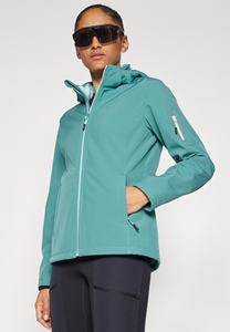 Meilleure vente Agave veste Softshell imperméable à capuche zippée pour femmes prix usine manches complètes et coupe-vent vestes de course à pied pour l'extérieur - Product Image 6