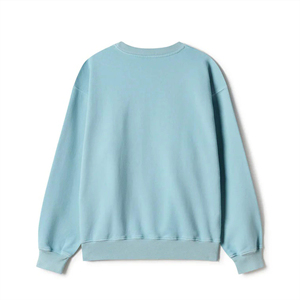 เสื้อสเวตเตอร์คอกลมขนแกะใส่สบายสำหรับผู้หญิงชุดลำลองใส่ในบ้านพักผ่อนฤดูใบไม้ร่วงพิมพ์ลายดิจิตอลย้อมสีธรรมดาเพื่อความสบาย - Product Image 2