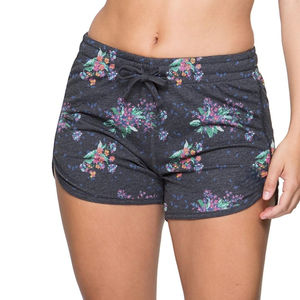 Pantalones cortos de entrenamiento para correr con bolsillos laterales de poliéster 100% Comprar pantalones cortos de diseño de logotipo personalizado de alta calidad para mujeres al por mayor - Product Image 4