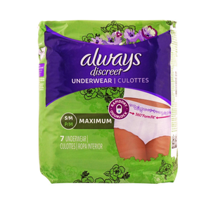 Serviettes hygiéniques Always Discreet à haute absorption en promotion – Protection contre les fuites urinaires – Produits pour l'incontinence – Prix de gros – Achat en gros - Product Image 1