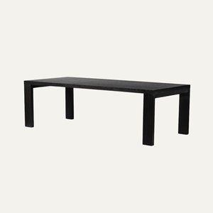 Mesa de Comedor Redonda Moderna Noirline con Aspecto de Madera Maciza, Ecológica y Duradera, Extensible, Hecha a Mano, para 6 Personas, para Uso Doméstico - Product Image 2