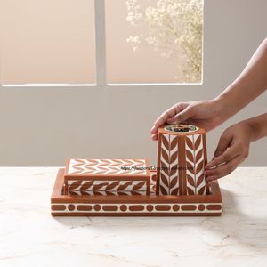 Porte-encens en bois finition résine, qualité supérieure, design de créateur, Bakhoor, vente en gros, nouveau Mabkhar en bois - Product Image 2