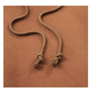 Vente en gros de pull-over vierge imprimé de logo personnalisé sweats à capuche coréens en coton épais anti-rides et anti-boulochage avec décoration d'insigne - Product Image 4