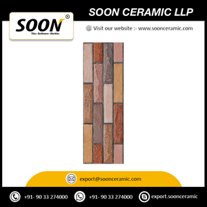 กระเบื้องปูพื้นดีไซน์ทันสมัยสำหรับห้องน้ำ ขนาด 400x400 มม. กระเบื้องเซรามิกธรรมดาสำหรับขายส่งออกจากอินเดีย - Product Image 5