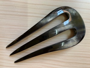 Polished Finish Buffalo Horn <b>Hair</b> <b>Pins</b> for Women's Ox Horn <b>Hair</b> Styling Stick Natural Accessory - Product Image 5