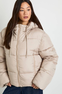 Nueva Chaqueta Acolchada Reversible para Mujer, con Capucha, Cálida, Tejida, Transpirable, de Lona - Product Image 6