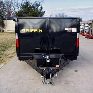 Mini-remorque agricole efficace de 2-3 tonnes, remorque de tracteur agricole de 5 tonnes, remorque basculante hydraulique pour tracteur agricole à vendre - Product Image 3