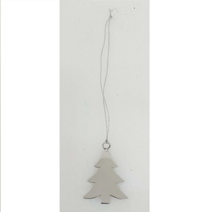 Ornements de Noël suspendus en acier inoxydable modernes personnalisés élégants de haute qualité Ornement poli miroir - Product Image 1