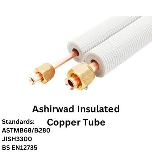 ท่อทองแดงหุ้มฉนวนชั้นยอดสำหรับเครื่องปรับอากาศช่วยเพิ่มการไหลของสารทำความเย็นและประสิทธิภาพการใช้พลังงาน - Product Image 2