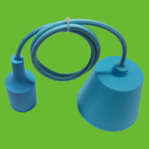 Portalámparas Colgante de Plástico de Diseño Moderno con Cable de 1 Metro, Interruptor de Control Remoto Blanco Cálido para Instalación en Techo del Hogar - Product Image 4