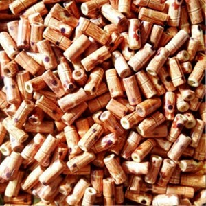 ลูกปัดรูปทรงก้านไม้ลูกปัด50มม. รูปร่างที่กำหนดเองและลูกปัดไม้สีที่มีรูปร่างและขนาดมือทำด้วยมือสินค้าอินเดีย - Product Image 2