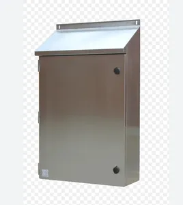 Sloping Roof Enclosure Wall Mount Stainless Steel Electrical Enclosure IP66