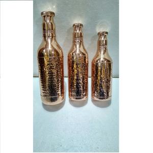 Bouteille d'eau en cuivre artisanale au design unique et élégant, de haute qualité, pour la maison et les voyages - Product Image 1