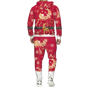 Nuevo traje personalizado de moda para hombre sublimado de algodón pesado para niños conjuntos de chándales de lana personalizados para hombres - Product Image 6