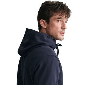 Venta al por mayor logotipo personalizado hombres pulóver sudaderas con capucha de lana 100% algodón invierno Impresión digital a granel para gimnasio ropa casual - Product Image 3