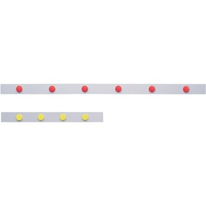 Bande magnétique autocollante blanche MAGNETOPLAN L1000xW50xS0.5mm, lot de 10 pour usage bureautique - Product Image 1
