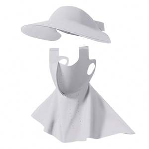 Mascarilla Facial Desmontable con Protección Solar y Visera, de Seda Helada, Protección UV, para Mujer, para Exteriores - Product Image 3