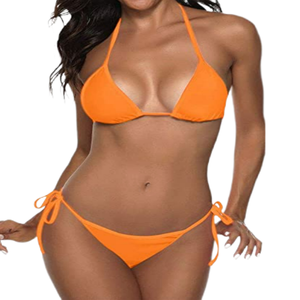 Logo de marque personnalisé 2024 nouveau Style mode femmes maillots de bain Bikini impression personnalisée plage maillots de bain brésilien Crochet Bikini - Product Image 3