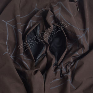 2025 ropa de esquí Unisex de alta calidad impermeable holgado cortavientos con forro polar cintura ajustable pantalones de esquí a prueba de viento cremallera OEM - Product Image 5