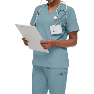 Uniformes Médicos de Secado Rápido para Mujer, Uniformes de Enfermera para Hospital, Consultorio Dental, Salón de Belleza y Spa, Conjuntos de Uniformes Médicos con Estampado de Dibujos Animados - Product Image 6