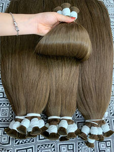 Monde Cheveux Vietnamien Vierge Droite Cheveux Humains 100g Extensions En Vrac Double Dessiné Pleines Extrémités Doux Lisse Texture Salons - Product Image 6