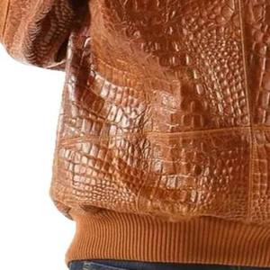 Veste en cuir pour homme à manches longues, nouvelle conception respirante, vente en gros, veste en cuir légère personnalisée pour homme - Product Image 2