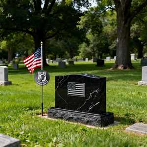 POW MIA Aluminum Grave Marker Kit 12x18 Inch USA Flag Veterans <b>Plaque</b> <b>Memorial</b> Day Gifts for Veterans Trophies Medals <b>Plaques</b> - Product Image 4