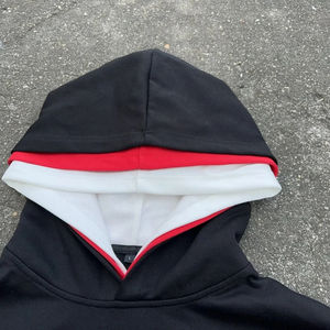 Sudadera con Capucha Triple, Estilo Holgado, Personalizada, Transpirable, Anti-Pilling, de Algodón French Terry de 320 GSM, con Estampado/Bordado para Hombre - Product Image 5