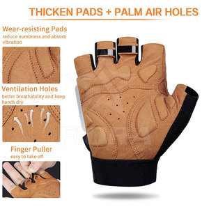 ถุงมือปั่นจักรยานสำหรับผู้ชายถุงมือปั่นจักรยานทำจากในปากีสถาน - Product Image 2