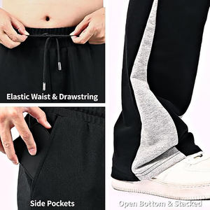 Pantalones Cargo Jogger Anchos de Lona Ecológica Transpirables y Ligeros para Hombre, Estilo Urbano, Verano, Desgastados - Product Image 4