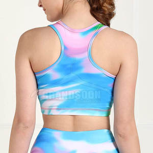 Soutien-gorge de sport respirant grande taille à maintien élevé pour femmes, idéal pour le fitness et la gym, fabriqué au Pakistan, en Spandex/Polyester - Product Image 2