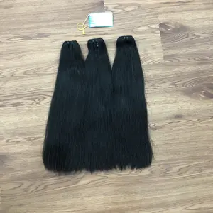 Venta al por mayor de la fábrica de cabello rizado camboyano Paquete de cinta de cierre de un donante sin procesar cabello crudo vietnamita Exportación de fábrica