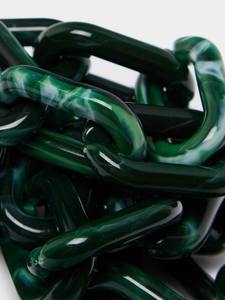 แหวนรองผ้าเช็ดปากสไตล์นางฟ้าทำจากเรซิ่น งานฝีมือประดับลายดอกไม้เคลือบเงา ลวดลายวนสำหรับตกแต่งโต๊ะอาหาร - Product Image 3