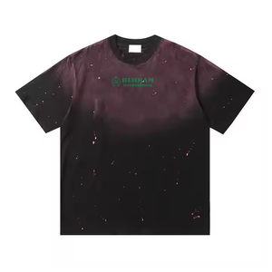 T-shirts pour hommes de qualité supérieure, 100% coton, 220 GSM, coupe ample à col rond, avec des caractéristiques respirantes et écologiques - Product Image 5