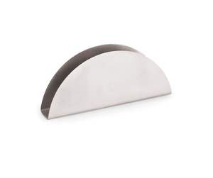 Servilletero Semicircular de Acero Inoxidable con Acabado Cepillado, Ecológico, Duradero y Apto para Lavavajillas para Restaurante/Hotel - Product Image 2