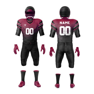 Jersey transpirable de uniforme de fútbol americano de Nuevo diseño para hombre con sublimación completa personalizada con servicio OEM de buena calidad - Product Image 3