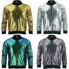 Nouveau fabricant de vêtements pour femmes au look sexy personnalisé vestes à paillettes décontractées à fermeture éclair et à coupe étroite - Product Image 5